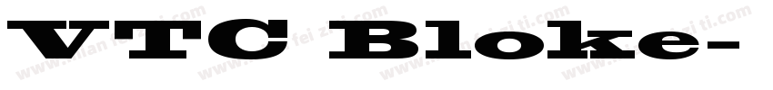 VTC Bloke字体转换